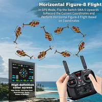 Hélicoptère RC YUXIANG F118S 9CH 1:16 MD500 avec GPS, radar laser, positionnement par flux optique, temps de vol de 15 à 18 minutes, avion RC sans balais