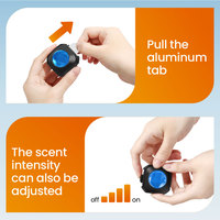 4ml cinq parfums voiture frais désodorisants aromatiques liquide Auto parfum voiture intérieur accessoires désodorisant