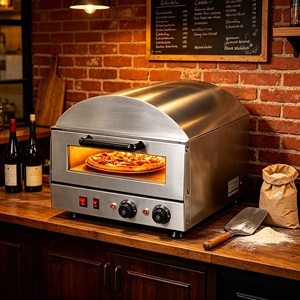 <span class=keywords><strong>Four</strong></span> à pizza au gaz commercial d'extérieur avec pierre rotative pour pizza italienne de style napolitain - Product Image 1