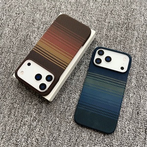 Funda Ultrafina con Patrón de Fibra de Carbono para iPhone 16 15 14 13 Pro Max, Funda Magnética de Fibra de Carbono para iPhone 17 Air - Product Image 4