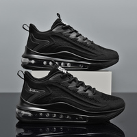 Vente en gros Zapatos nouvelle marque grande taille 48 volant tissé course coussin d'air chaussures de marche respirant personnalisé baskets chaussures hommes