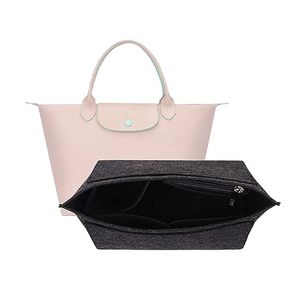 Organizador de Bolso de Fieltro con Múltiples Bolsillos, Inserto para Bolso de Mano, Tamaño Personalizado, Compatible con Bolsos Tote Longchamp, Desmontable, Moderno, OEM ODM - Product Image 1