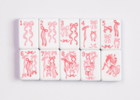 Fichas de Mahjong Acrílicas de Lujo Anti-Decoloración Miss Darling, Juego de Mahjong Americano de 3 Capas, Moderno, Elegante y Portátil, Juego para 4 Jugadores, Adultos