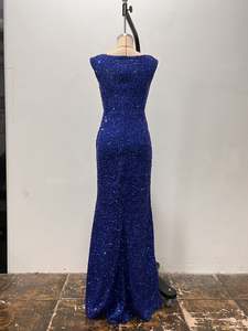 فستان سهرة نسائي مزين بالترتر أنيق لحفلة موسيقية بالترتر فساتين سهرة رسمية لحورية البحر - Product Image 6