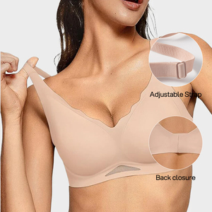 <span class=keywords><strong>Soutien</strong></span>-<span class=keywords><strong>gorge</strong></span> sans couture en maille douce et confortable, style sexy à col en V, avec bandes de gel <span class=keywords><strong>push</strong></span>-<span class=keywords><strong>up</strong></span> sculptées en forme de W pour un effet liftant - Product Image 2