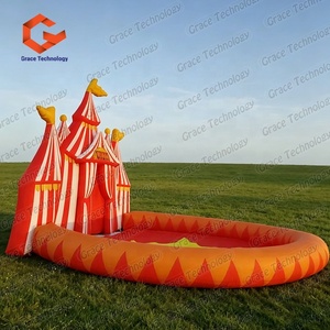 Accessoires pour événements de carnaval, scène de <span class=keywords><strong>cirque</strong></span> gonflable, toile de <span class=keywords><strong>fond</strong></span> pour la décoration d'événements de carnaval - Product Image 6