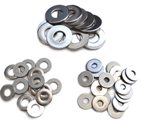 Factory Price SS304 Stainless Steel Plain Finish Flat Washers for Automotive Use