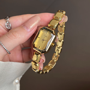 Scottie 9610h Luxe Mode Nieuwe Stijl Alloy Band 3ATM Waterdicht Vierkant Quartz Armband Veelzijdig Horloge voor Dames - Product Image 6