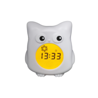 Offre Spéciale personnalisé Europe intelligent hibou bébé sommeil formateur horloge alarme 7 niveaux lumière enfant facile à utiliser vie