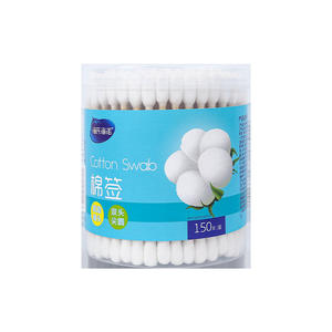 Coton-tiges Haishi Hainuo à double extrémité, 10 cm, coton absorbant, nettoyage domestique - Product Image 5