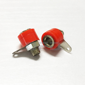 4mm Red <strong>Nut</strong> Plug Jack Connector 4mm Banana Panel Socket <strong>Test</strong> Probe Binding Post <strong>Nut</strong> Plug Jack Connector Red - Product Image 3