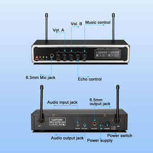 Microphone sans fil rechargeable portable en métal pour karaoké et smartphones avec réverbération musicale, design portable pour les fêtes - Product Image 4