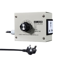 Régulateur électronique AC 220V pour ventilateurs de plafond, contrôleur de vitesse variable en continu, interrupteur de contrôle de tension et de température, fabriqué en Chine