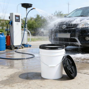 Cubo de embalaje multifuncional de 20L, venta directa de fábrica, cubo de lavado de autos de 20L hecho de plástico - Product Image 1