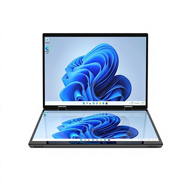 Shenzhen Sidiqiao Factory Direct Supply 140D-inch Dual-screen Touch-enabled Flip-style Laptop Tablet Windows 1011 1-year Celeron