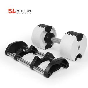 Multi Function Dumbbell Set <b>Free</b> <b>Weights</b> Gym Fitness Equipment Cast Iron Adjustable Dumbbells 40kg - Product Image 2