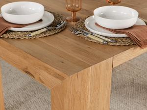 Tavolo da Pranzo Allungabile Serie Moderna 2026 Colore Legno di Fabbrica <span class=keywords><strong>in</strong></span> Legno Massello Mobili da Cucina per Appartamento - Product Image 4