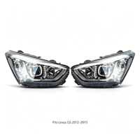 Phares LED de rechange à double lentille de projecteur, feux de jour, Plug & Play, 4000 lm, garantie 1 an, éclairage automobile