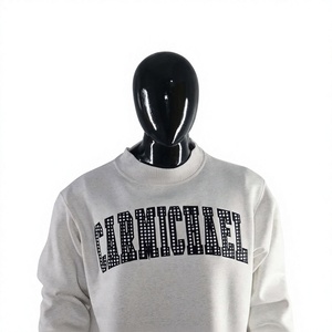 Sudadera Unisex OAKSM SPORTS con Cuello Redondo, Lavado Ácido, Oversize, de Algodón Tejido, Estilo Casual con Estampado de Letras, para Invierno - Product Image 3