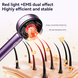 Elettrico testa Led Spa con massaggiatore vendita calda intelligente testa vibrante pettine crescita capelli olio cuoio cuoio massaggiatore spazzola per alleviare la testa - Product Image 1