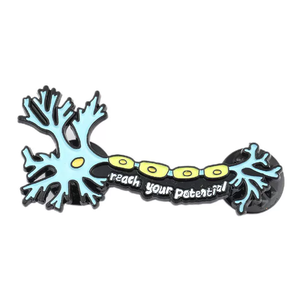 เข็มกลัดโลหะเคลือบลายเซลล์ประสาท ปลดปล่อยศักยภาพของคุณ เข็มกลัดวิทยาศาสตร์ ตัวอักษรภาษาอังกฤษแบบยุโรปและอเมริกา - Product Image 3