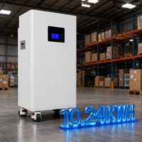 Offre Spéciale Batterie Solaire Verticale LiFePO4 200Ah 280Ah 300Ah 51.2V 15kWh 30kWh avec Équilibreur Actif et Extincteur à Lame