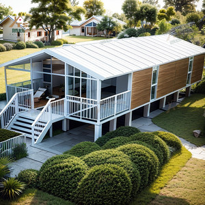 20-40ft mở rộng Contemporary đúc sẵn <span class=keywords><strong>container</strong></span> nhà miễn phí thiết kế bản vẽ làm bằng thép Sandwich Panel cho khách sạn biệt thự - Product Image 2