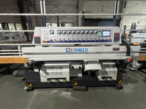 Máquina de Pulido de Bordes Rectos de Vidrio, Controlada por PLC, Ajuste Automático de Alta Precisión del Grosor para Diferentes Procesos - Product Image 2