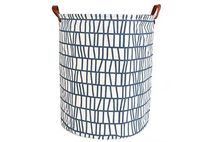 Panier à linge pliable en tissu coton-lin, seau de rangement pliable pour jouets, panier à linge sale pour salle de bain