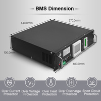 BMS de Alto Voltaje GCE con Módulos Maestro y Esclavo 30S 45S 48S 60S 64S 75S 50A 100A 96V 192V 240V para Baterías LFP NMC LTO