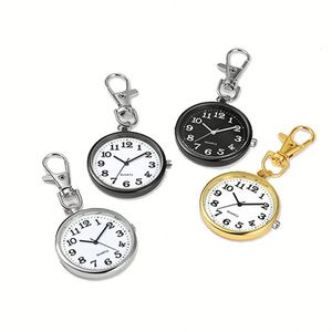Montre de poche pour homme à grand cadran avec porte-clés, vente en gros - Product Image 4