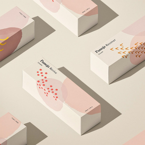 Boîte d'emballage pliable de luxe pour cosmétiques et soins de la peau, en papier texturé artistique, avec pelliculage mat, doublure en éponge et fermeture magnétique - Product Image 3