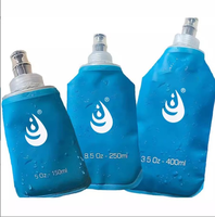 Gourde Souple en TPU de Couleur Personnalisée pour Course et Sport, Bouteille d'Eau Légère Portable 150ml/250ml 500ml