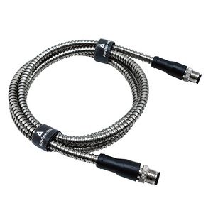 Tùy chỉnh kim loại bọc thép chống động vật gặm nhấm chống uốn cong lòng kháng <span class=keywords><strong>Ethernet</strong></span> <span class=keywords><strong>M12</strong></span> nối cáp cho môi trường qutdoor - Product Image 6