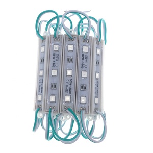 Nhà máy <span class=keywords><strong>OEM</strong></span> chiếu sáng màu xanh lá cây màu 3 <span class=keywords><strong>LED</strong></span> DC12V IP65 quảng cáo không thấm nước ánh sáng Hộp 0.75 Wát 5054 SMD <span class=keywords><strong>LED</strong></span> mô-đun - Product Image 2