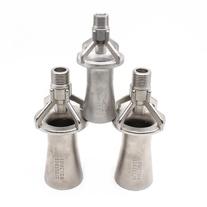 Nosel Semprot Eductor Aliran Campuran Venturi Baja Tahan Karat 304SS 1/4 inci Ulir Jantan Perak Garansi 2 Tahun - Product Image 5