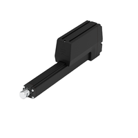Actionneur linéaire électrique noir HTW760 IP69 étanche à l'eau et à la poussière 12v 24v