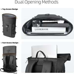 Zaino da Viaggio Arrotolabile per Voli, <span class=keywords><strong>Zaini</strong></span> per Laptop Approvati per Uomo e Donna, Borsa da Viaggio d'Affari per Aerei - Product Image 3