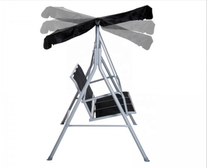 Hamac d'extérieur en métal Rock, chaise à bascule, Patio, <span class=keywords><strong>banc</strong></span> de jardin, 3 places - Product Image 4