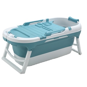 Bañera Plegable Portátil de Plástico PP con Tapa, Diseño Nuevo, Precio de Fábrica, Estilo Europeo, Ecológica para Adultos - Product Image 1