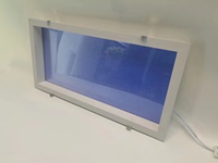 Panneau lumineux carré de ciel bleu, panneau de plafond monté en Surface, lucarne artificielle de ciel LED, panneau lumineux