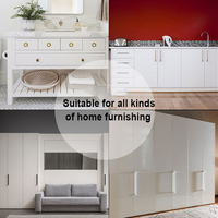 Pabrik disesuaikan seng Alloy kamar lemari pakaian dapur kabinet laci pintu tarik pegangan dan tombol untuk furnitur