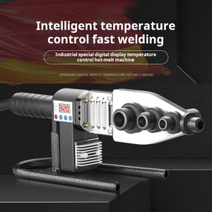 Herramienta de soldadura de fusión en caliente <span class=keywords><strong>PPR</strong></span>, pantalla <span class=keywords><strong>Digital</strong></span>, máquina de fusión en caliente, cabezal de troquel templado ajustable, máquina de soldadura de fusión en caliente - Product Image 2