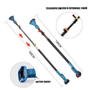 ACS106 21V Cisaille d'élagage télescopique sans fil industrielle et portable pour bricolage, avec guide-chaîne de 6 pouces pour la coupe de branches d'arbres, OEM - Product Image 2