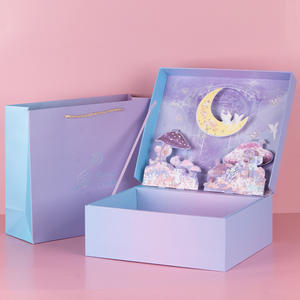 文具礼盒情人节翻盖式立体礼盒婚庆伴侣礼品彩盒 - Product Image 4