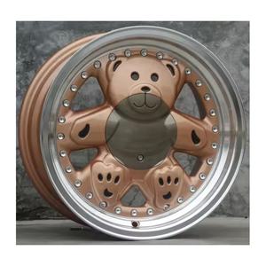 ราคาโรงงาน <span class=keywords><strong>ล้อ</strong></span>แม็กซ์อลูมิเนียม Little Bear ขนาด 15X8j ET 25 4x100/114.3 5X100/114.3 สำหรับรถยนต์ - Product Image 1
