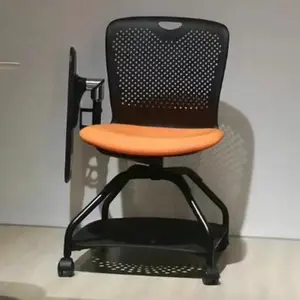 Öğrenci eğitim okul mobilya ahşap Tablet plastik eskiz sandalye Net sepet ile salon ve oturma odası için uygulama