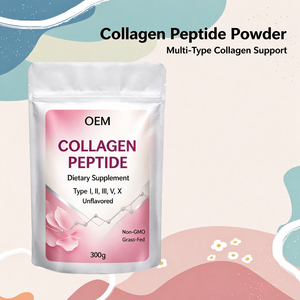 Péptidos de Colágeno OEM en Polvo, Hidrolizados Tipo I, II, III, V, X con Biotina, Ácido Hialurónico, Vitamina C, Colágeno sin Sabor - Product Image 3