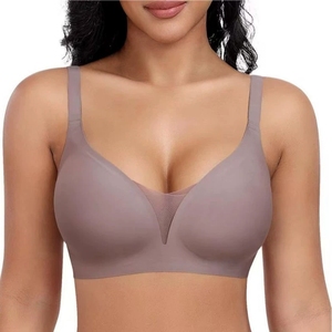 All'ingrosso <span class=keywords><strong>donna</strong></span> Plus Size reggiseno maglia Push up tazza piena per <span class=keywords><strong>il</strong></span> grande <span class=keywords><strong>seno</strong></span> Logo personalizzato <span class=keywords><strong>donna</strong></span> <span class=keywords><strong>donna</strong></span> <span class=keywords><strong>donna</strong></span> <span class=keywords><strong>donna</strong></span> ogni giorno profondo scollo a v reggiseno <span class=keywords><strong>di</strong></span> gelatina - Product Image 1
