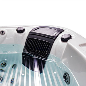 Jacuzzi moderne de spa extérieur, bain à remous extérieur pour la détente familiale - Product Image 5